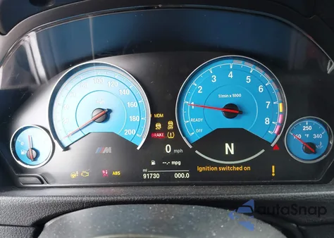 2016 BMW M3 z USA, uszkodzony, nr VIN WBS8M9C59G5D31302